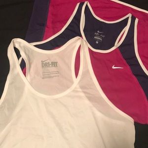 3 Nike Dri Fit Tank Bundle Size L